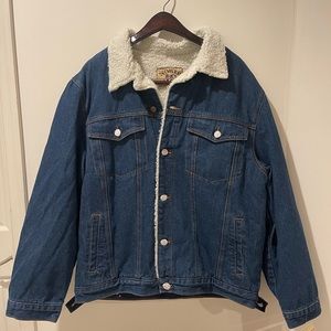 North 40 Lined Denim Blue Jean Jacket